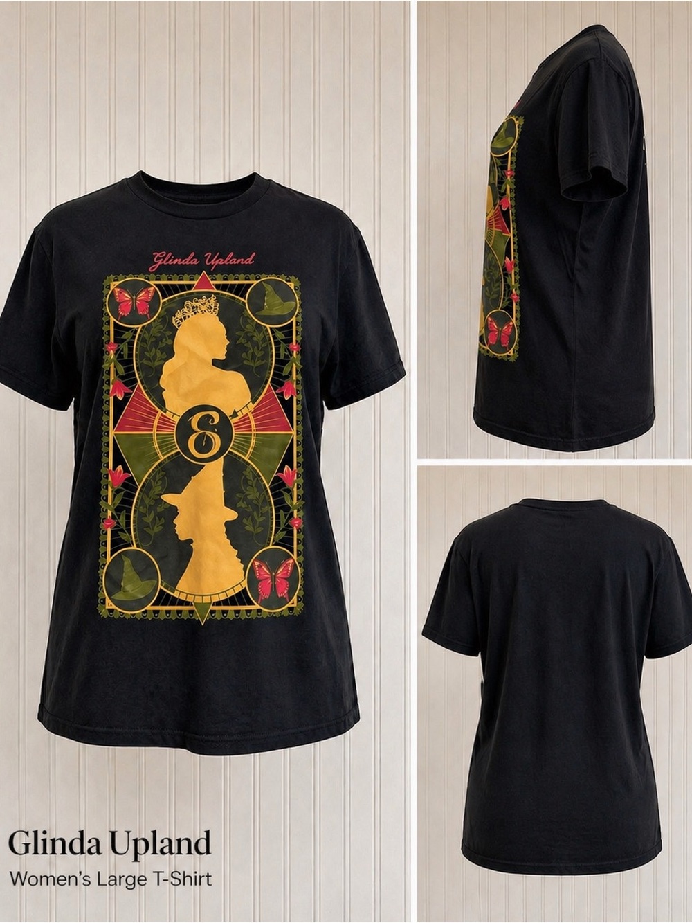 Wicked Size Large Glinda Upland T-Shirt NWT